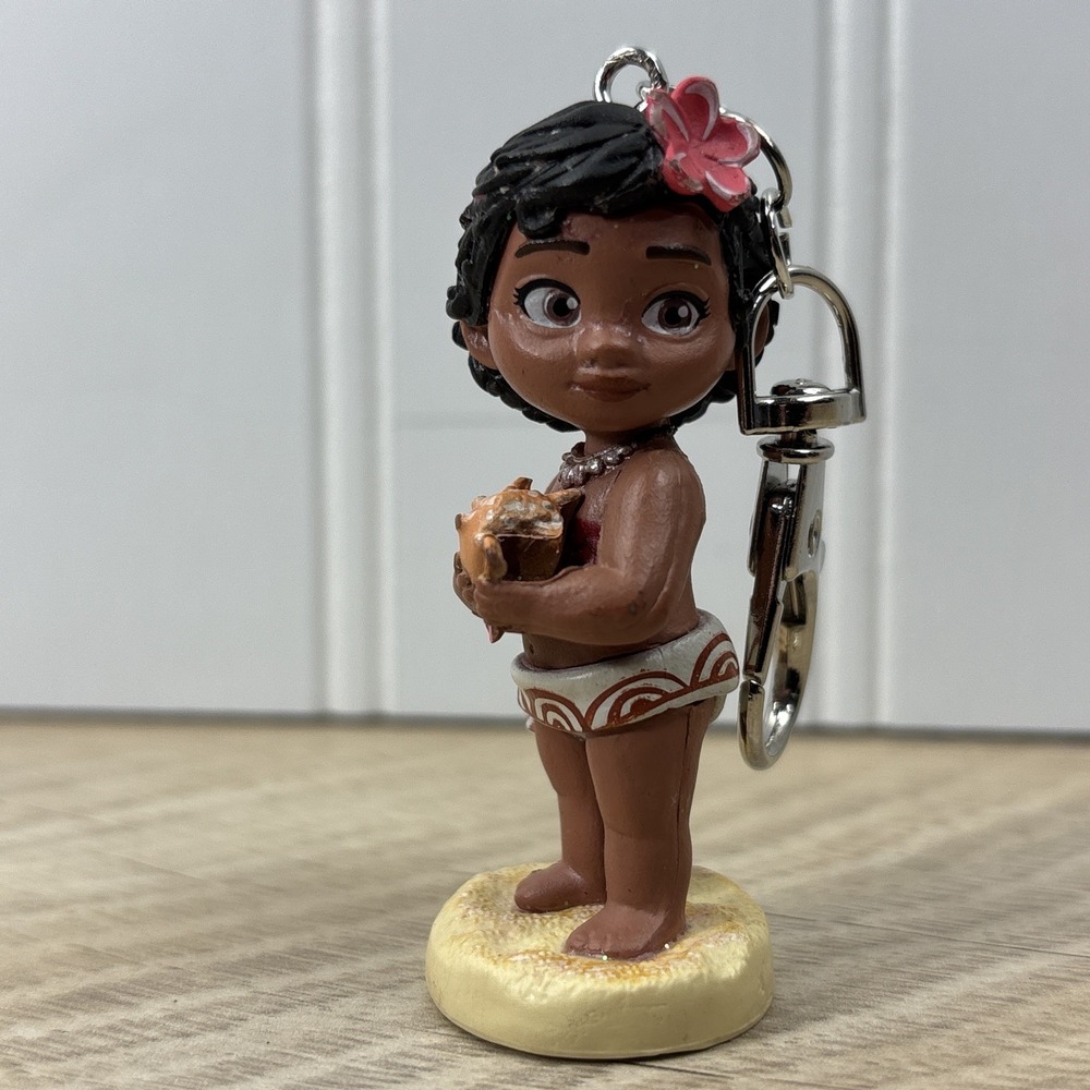 Disney MOANA Keychain Young Toddler Baby Moana Bag Clip Bookbag Backpack Charm